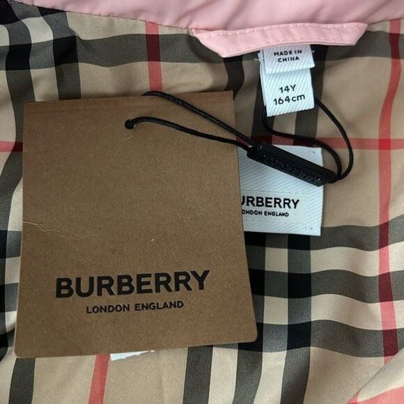 BURBERRY Calder Hooded Down Puffer Coat w/Vintage Check Lining, Sold Out, New - Picture 15 of 16